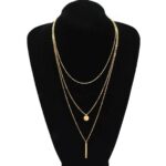 Triple Layer Drop Necklace